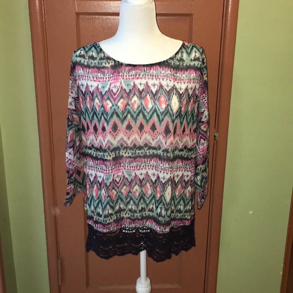 Long sleeve blouse